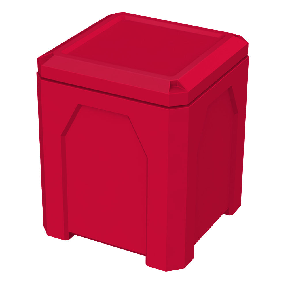 52 Gallon Classic Square | Flat Lid Dust Cover - Assembly - Blue - Anchorline Supply