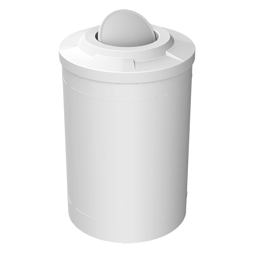55 Gallon Classic Round | Flat Top with Bug Barrier - Assembly - Orange - Anchorline Supply