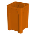 32 Gallon Square Classic Receptacle - Blue - Anchorline Supply