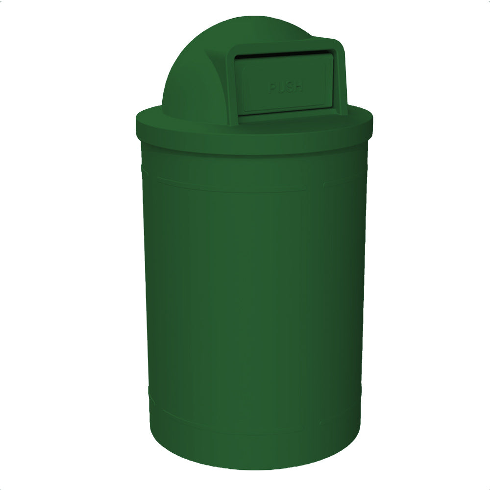 55 Gallon Classic Round | Dome Top - Assembly - Yellow - Anchorline Supply