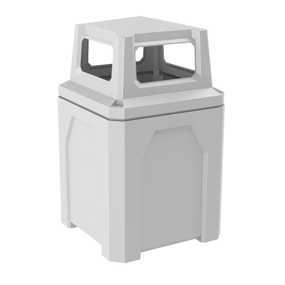 52 Gallon Classic Square | 4-Way Top - Assembly - Green - Anchorline Supply