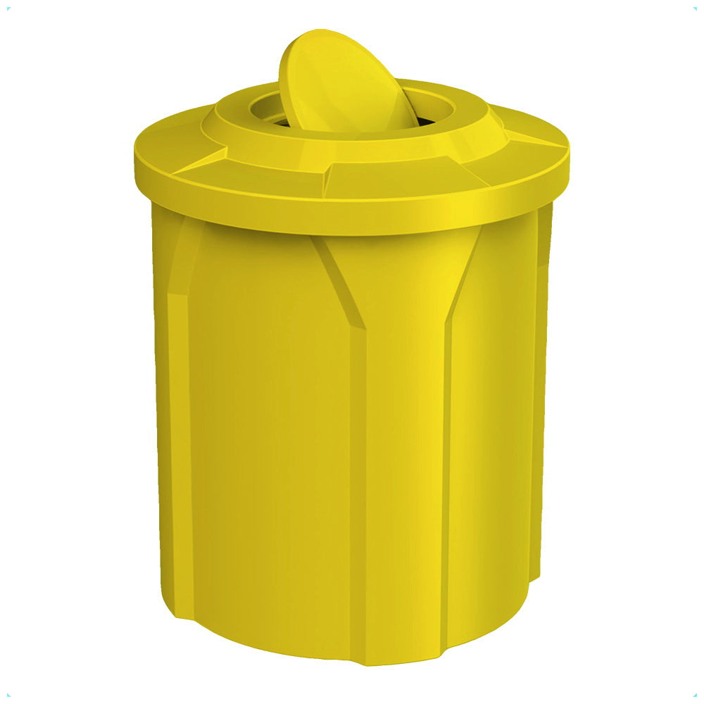 42 Gallon Classic Round | Bug Barrier Lid - Assembly - Green - Anchorline Supply