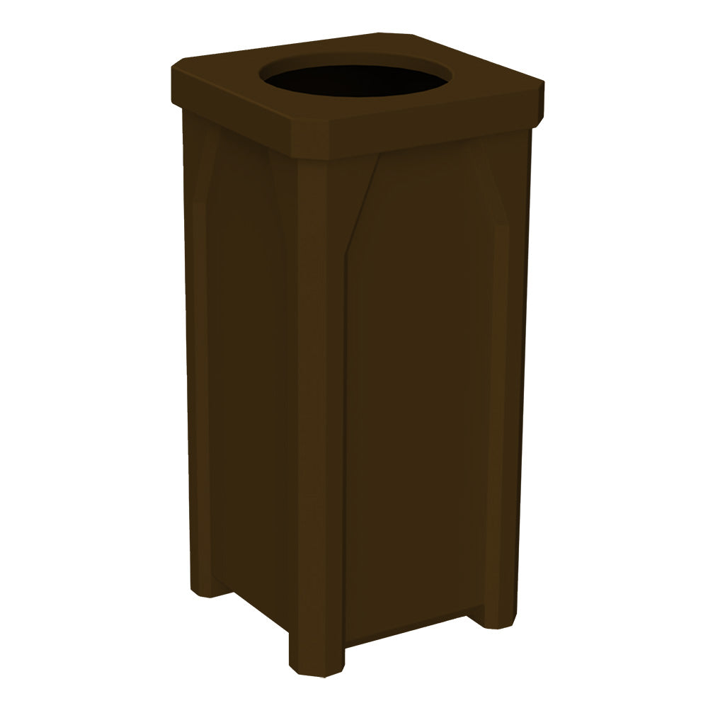 22 Gallon Classic Square | 11.5" Recycle Lid Assembly - Beige Granite - Anchorline Supply